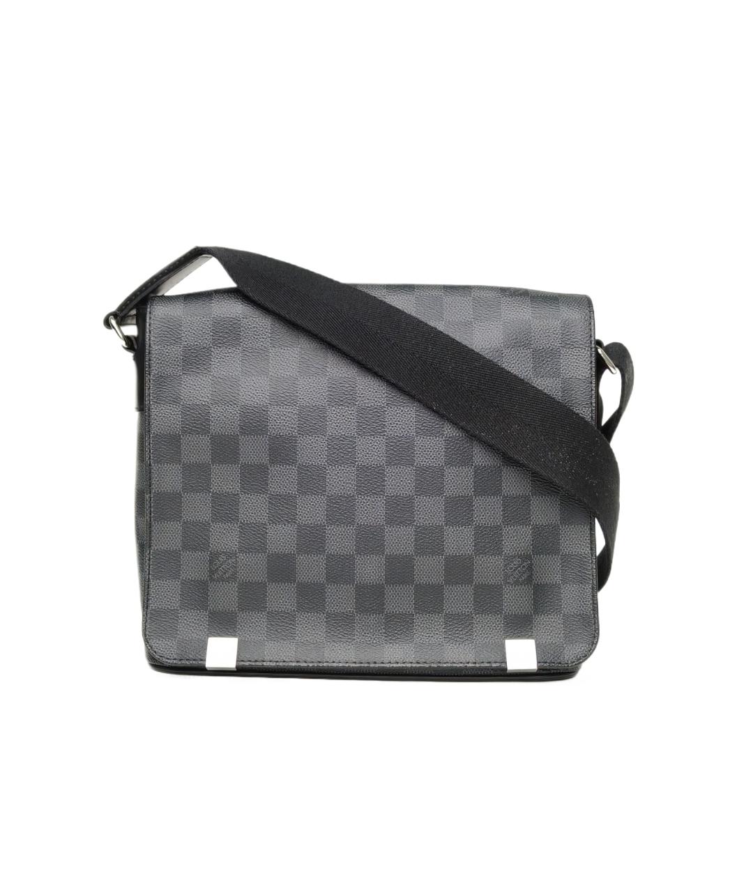 LOUIS VUITTON Антрацитовая сумка на плечо, фото 10