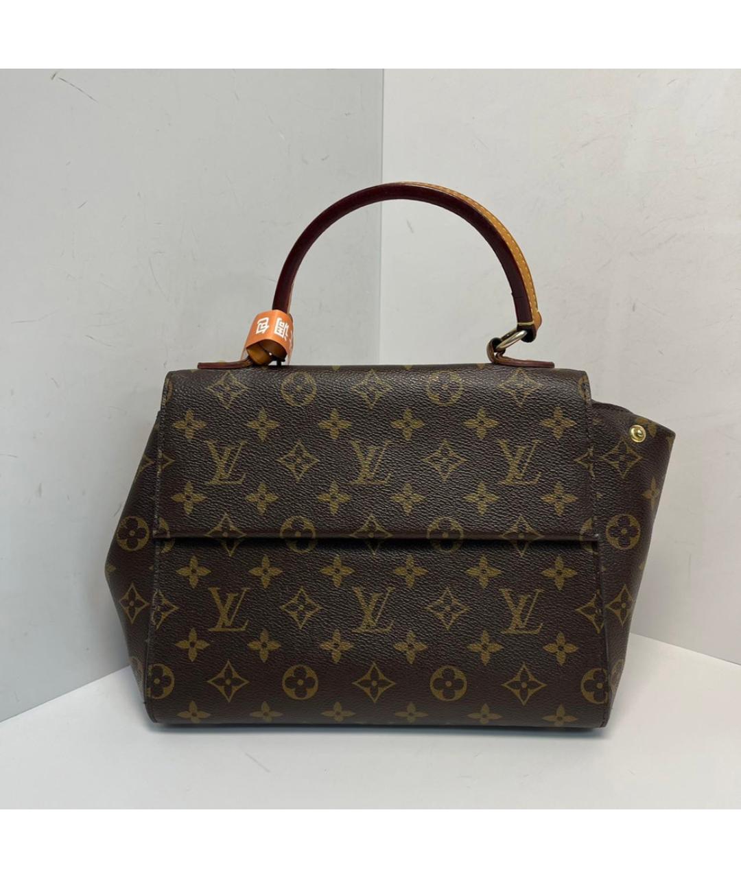 LOUIS VUITTON Коричневая сумка с короткими ручками, фото 9
