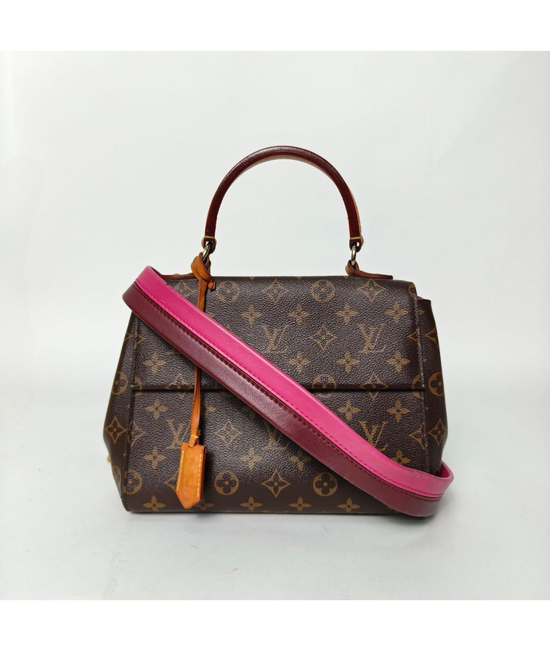 LOUIS VUITTON Коричневая сумка с короткими ручками, фото 2