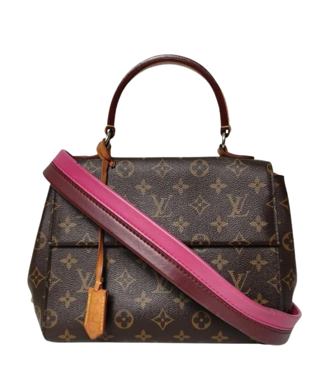 LOUIS VUITTON Коричневая сумка с короткими ручками, фото 1