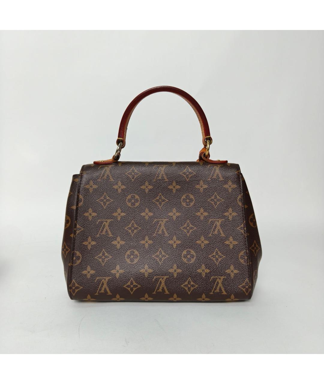 LOUIS VUITTON Коричневая сумка с короткими ручками, фото 4