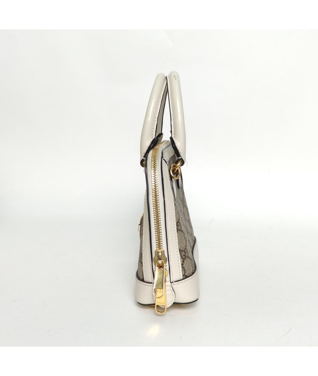 GUCCI Бежевая сумка с короткими ручками, фото 3