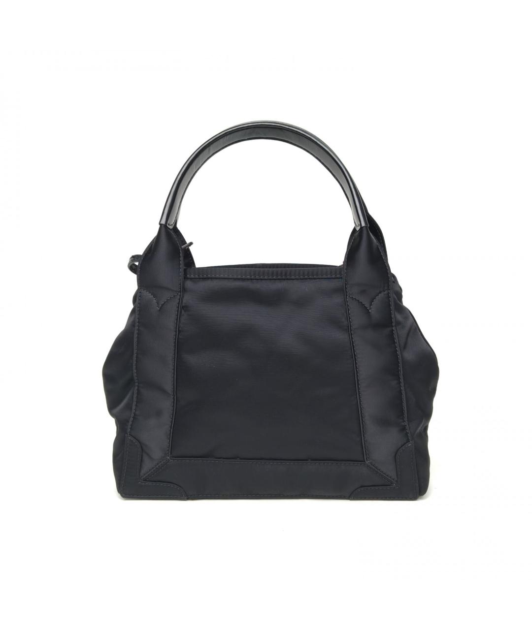 BALENCIAGA Черная тканевая сумка с короткими ручками, фото 4