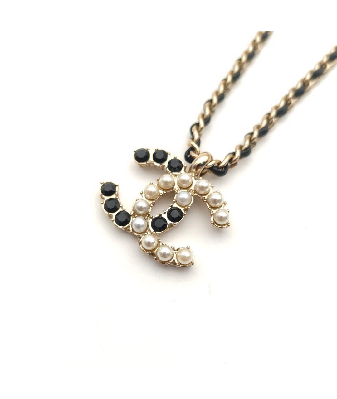 CHANEL Золотая металлическая подвеска, фото 3