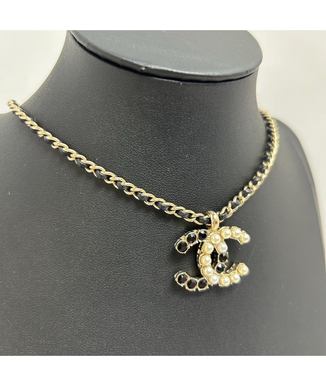 CHANEL Золотая металлическая подвеска, фото 8