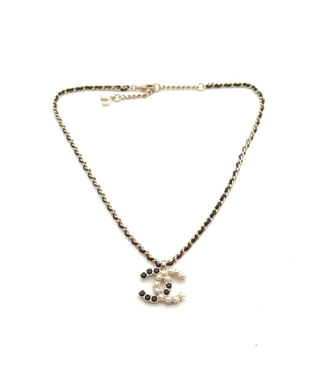 CHANEL Золотая металлическая подвеска, фото 6