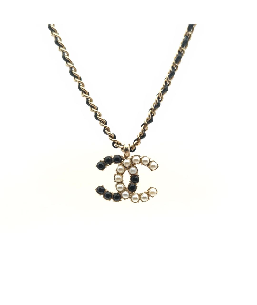 CHANEL Золотая металлическая подвеска, фото 1