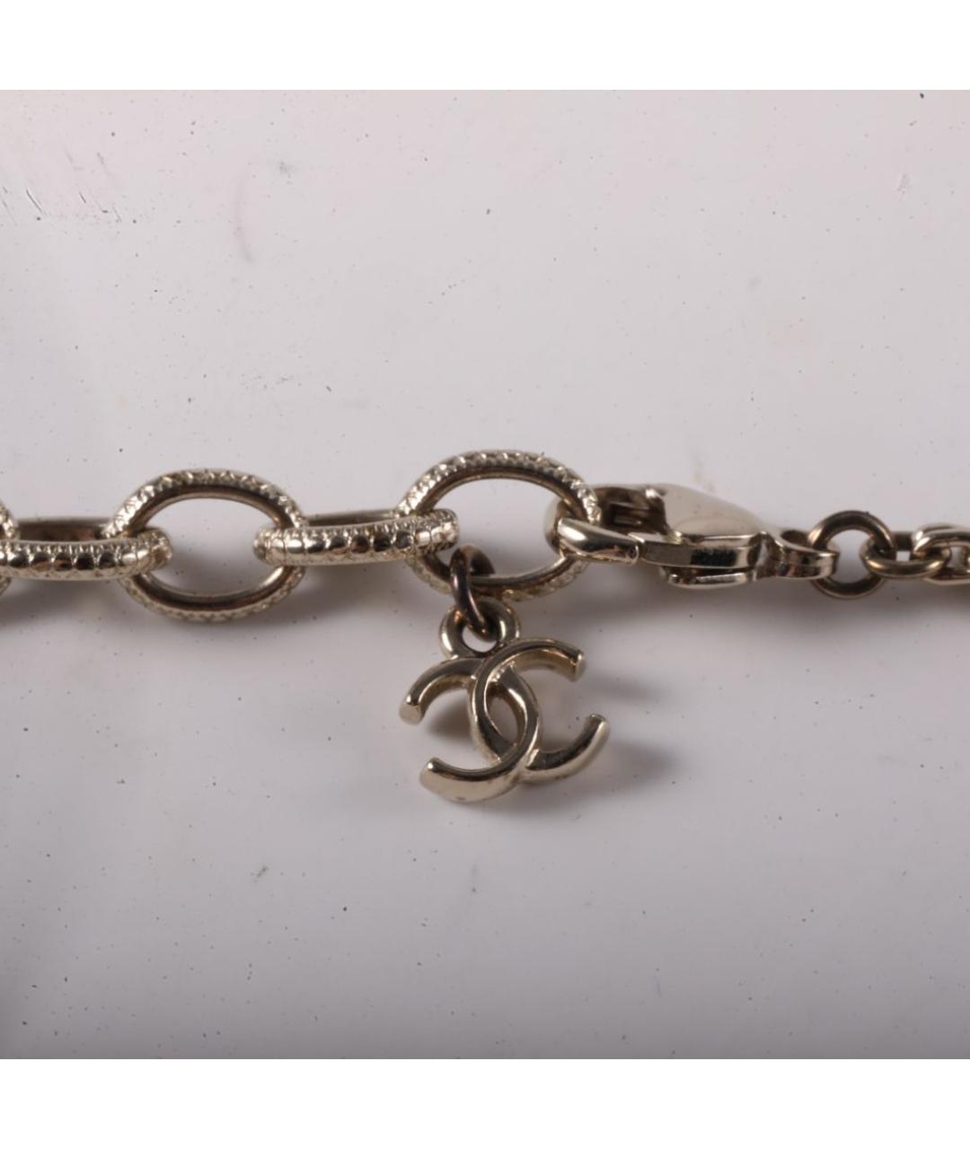 CHANEL Золотое металлическое колье, фото 4