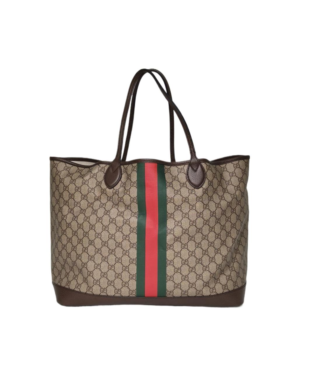 GUCCI Коричневая сумка тоут, фото 10