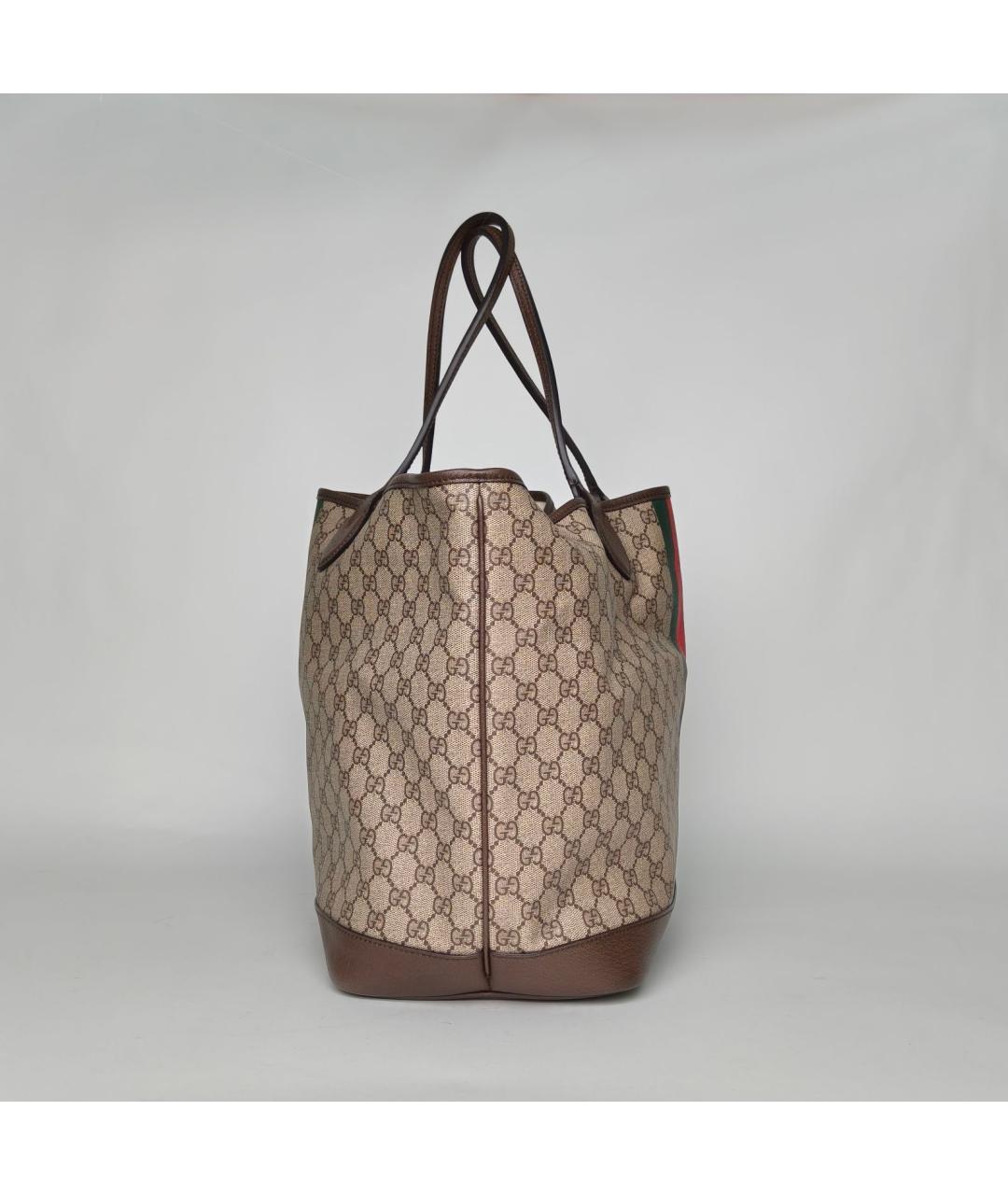 GUCCI Коричневая сумка тоут, фото 5