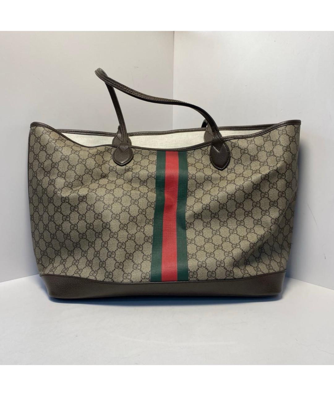 GUCCI Коричневая сумка тоут, фото 9