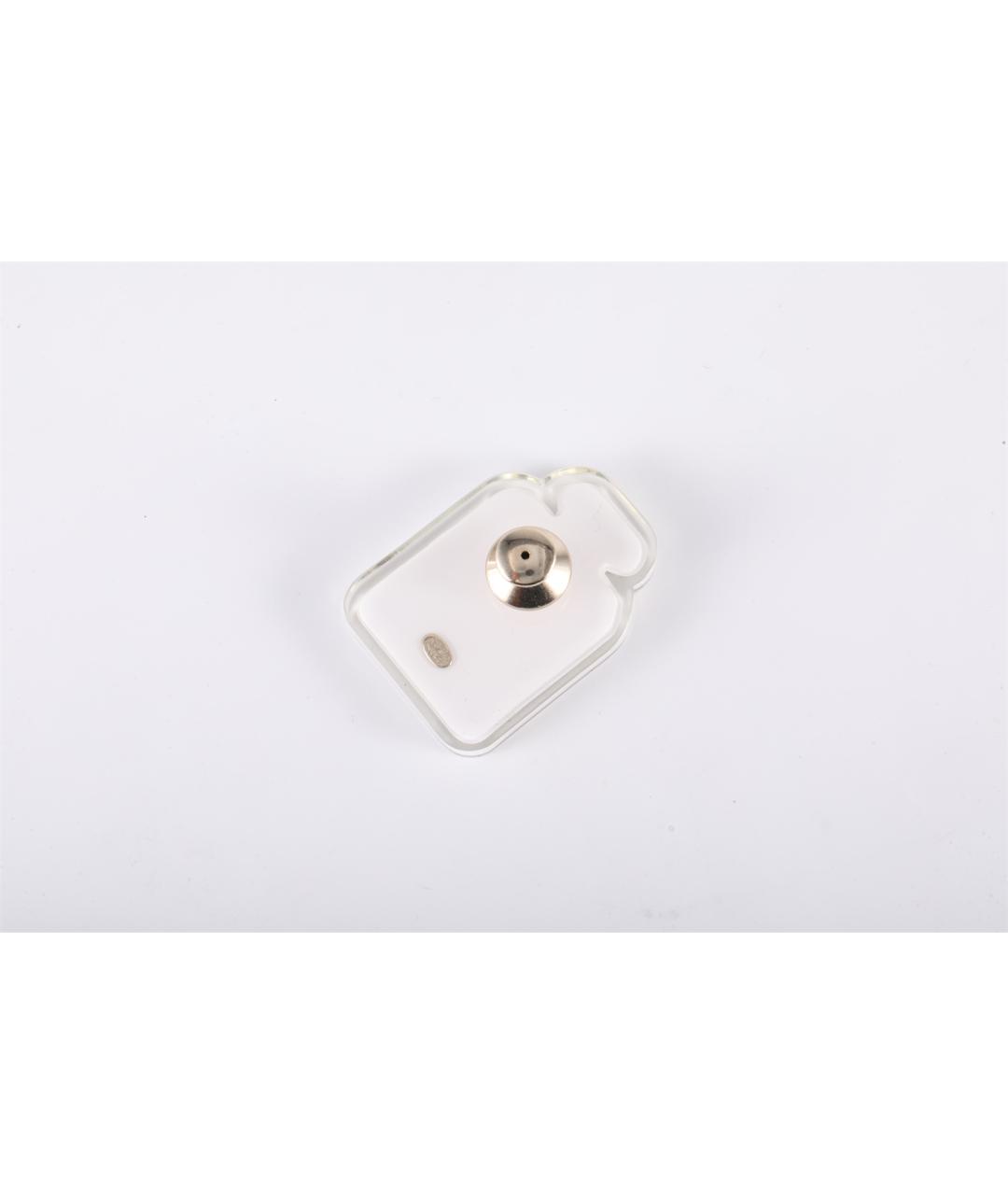 CHANEL Белая пластиковая булавка / брошь, фото 5