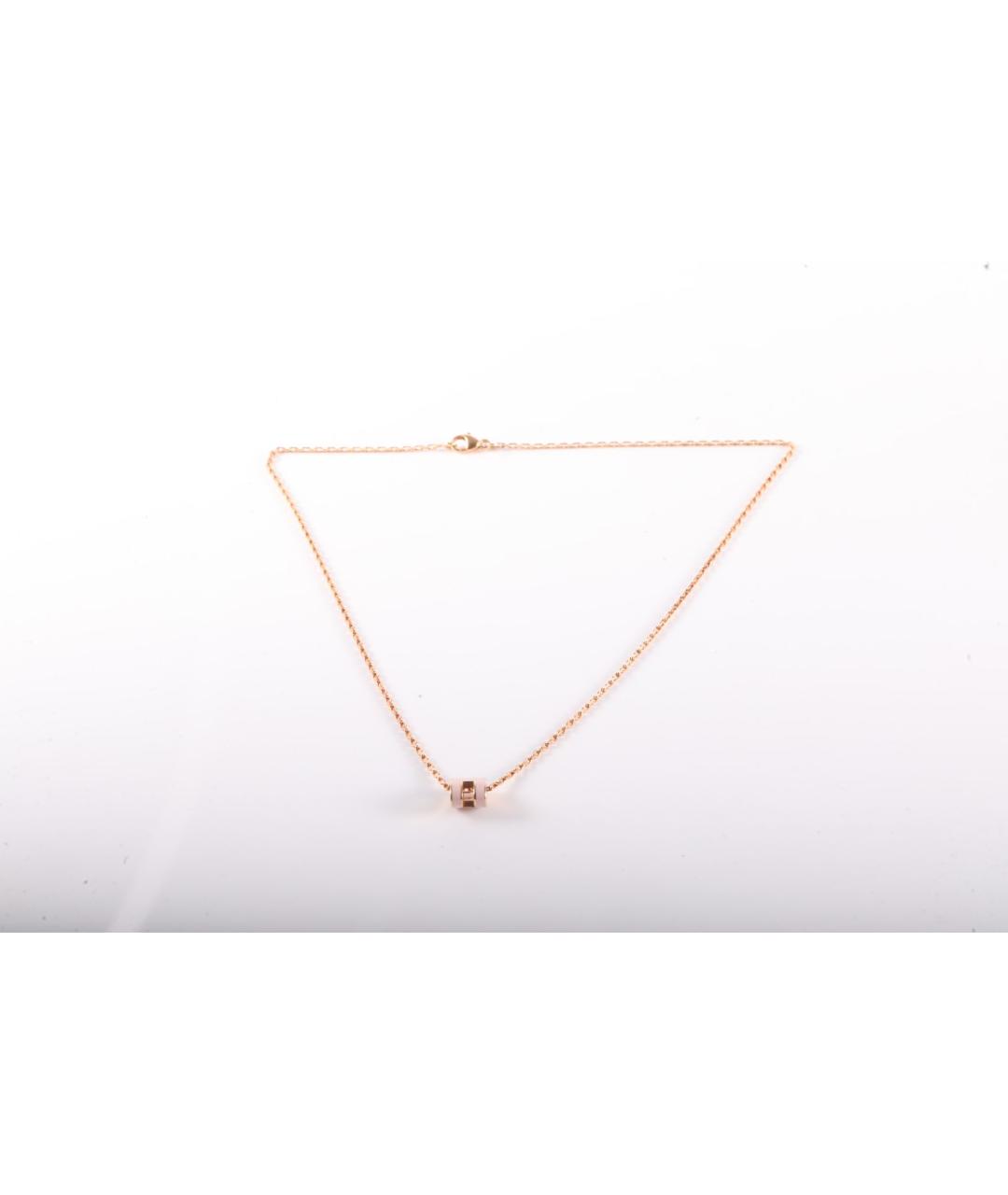 HERMES Розовая металлическая подвеска, фото 5