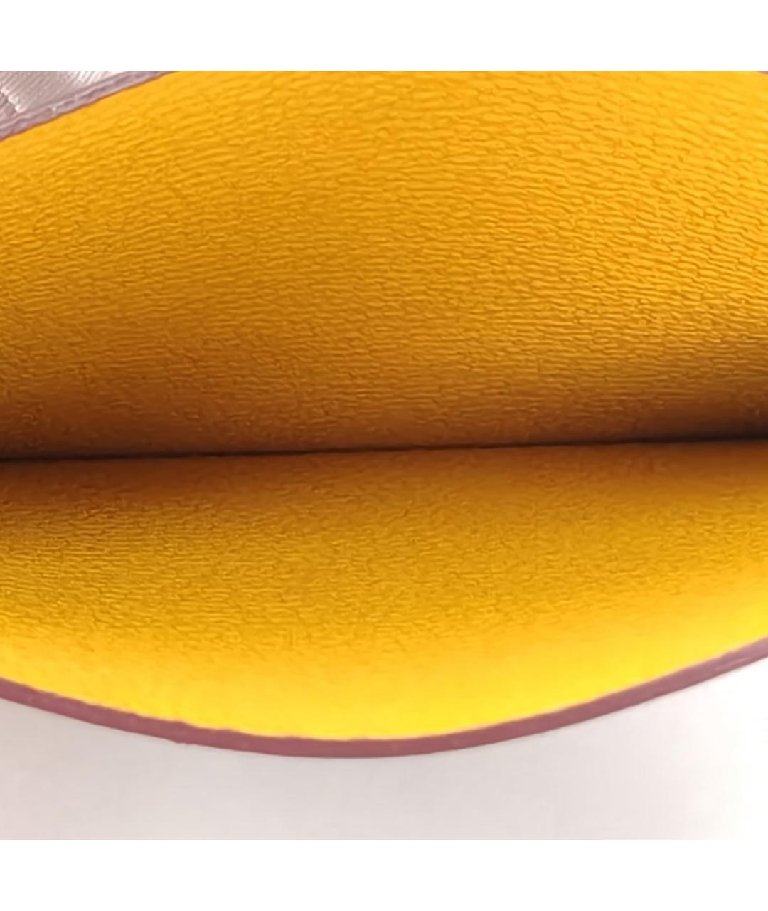 GOYARD Бордовый кардхолдер, фото 5