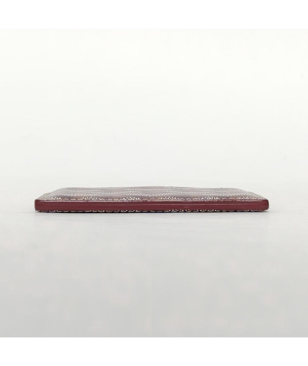 GOYARD Бордовый кардхолдер, фото 4