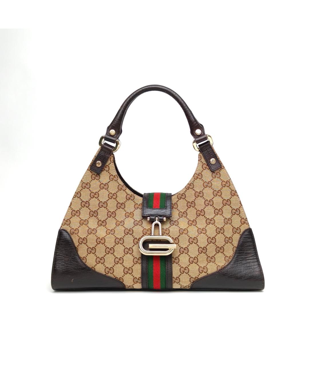 GUCCI Коричневая сумка с короткими ручками, фото 2