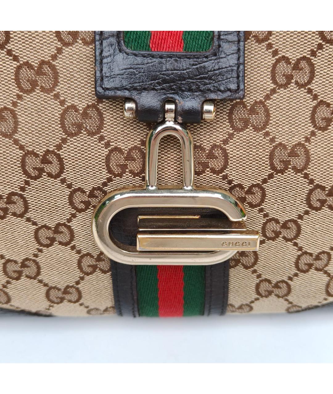 GUCCI Коричневая сумка с короткими ручками, фото 7