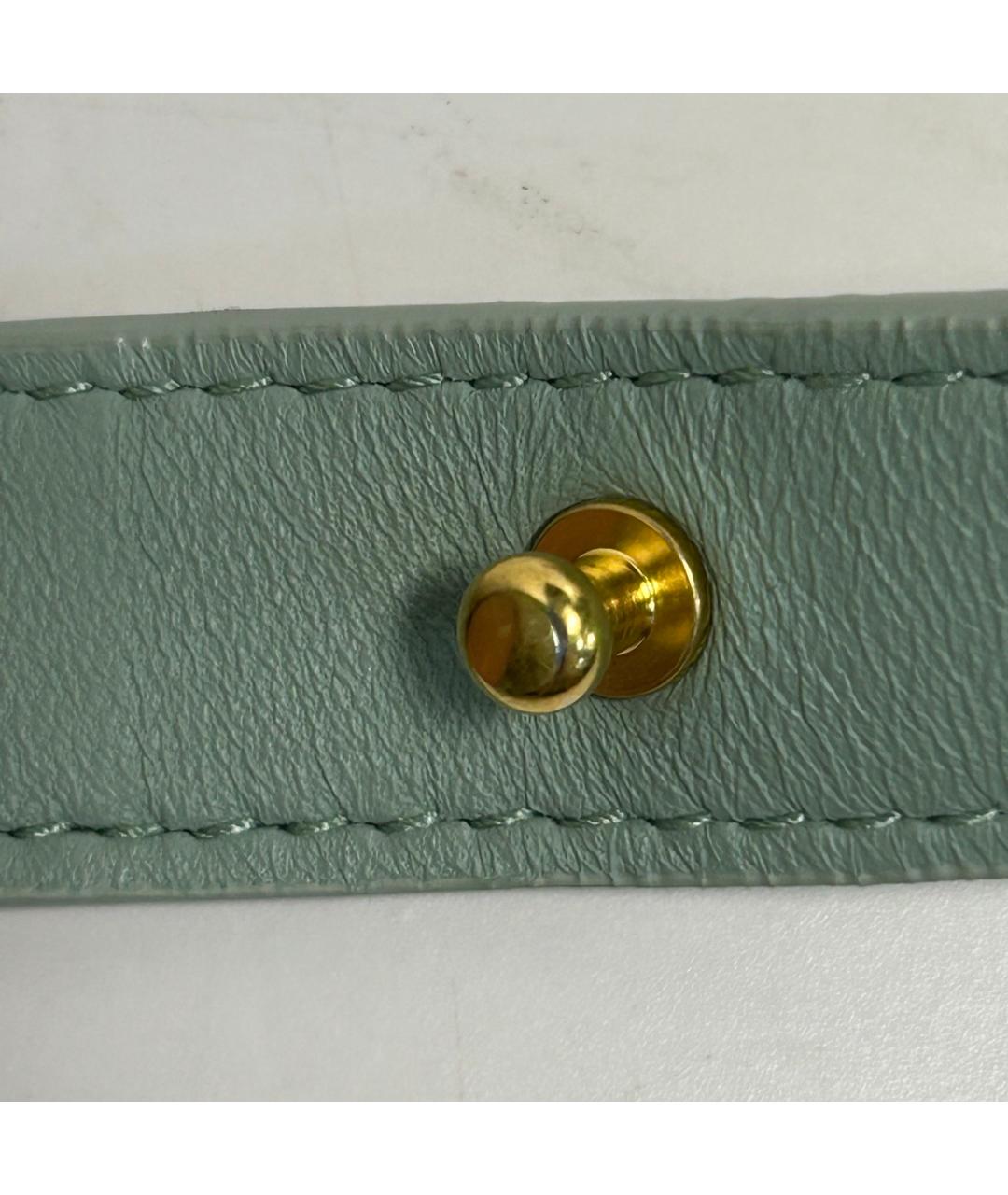 BOTTEGA VENETA Зеленая кожаная сумка через плечо, фото 9