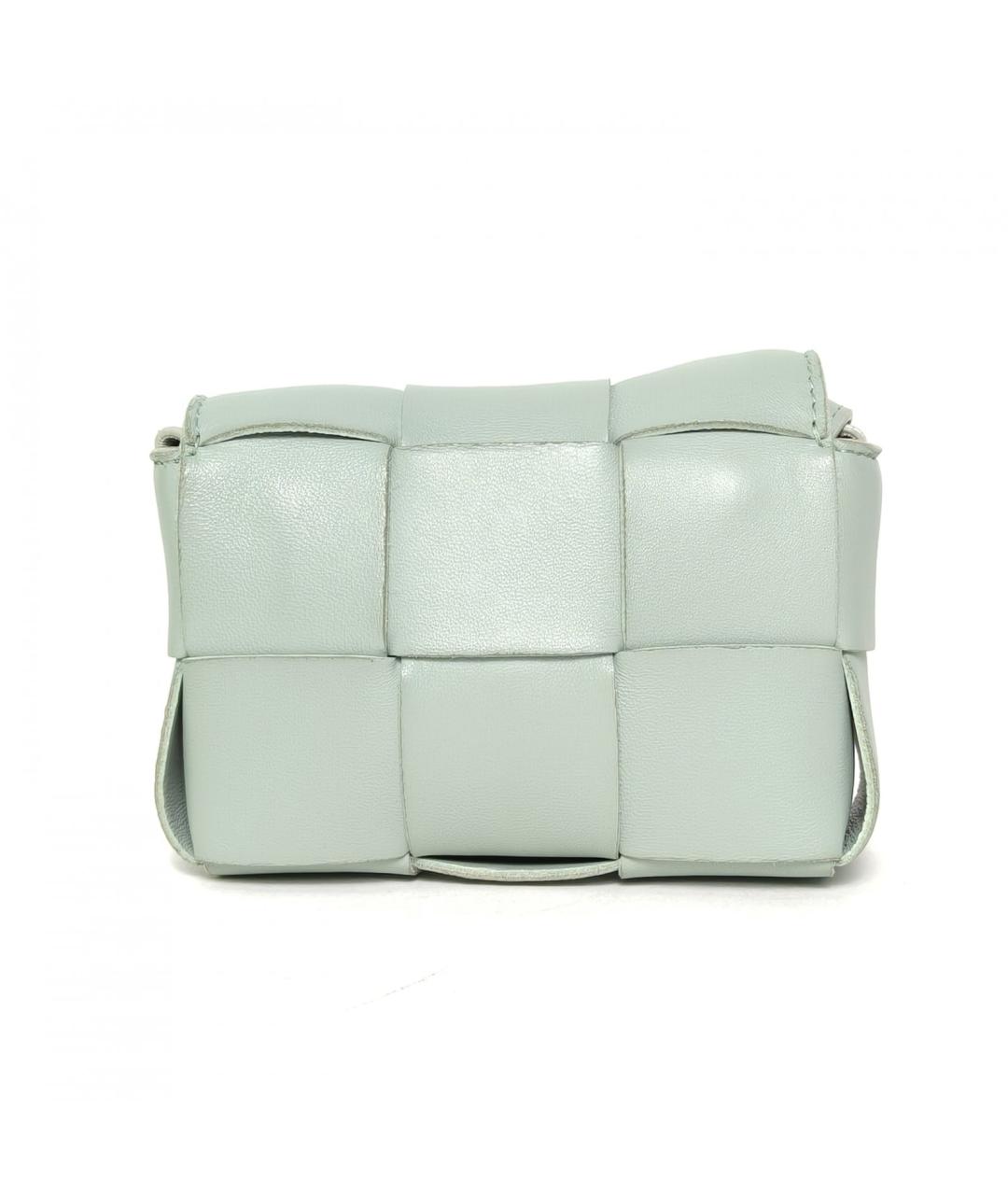 BOTTEGA VENETA Зеленая кожаная сумка через плечо, фото 4