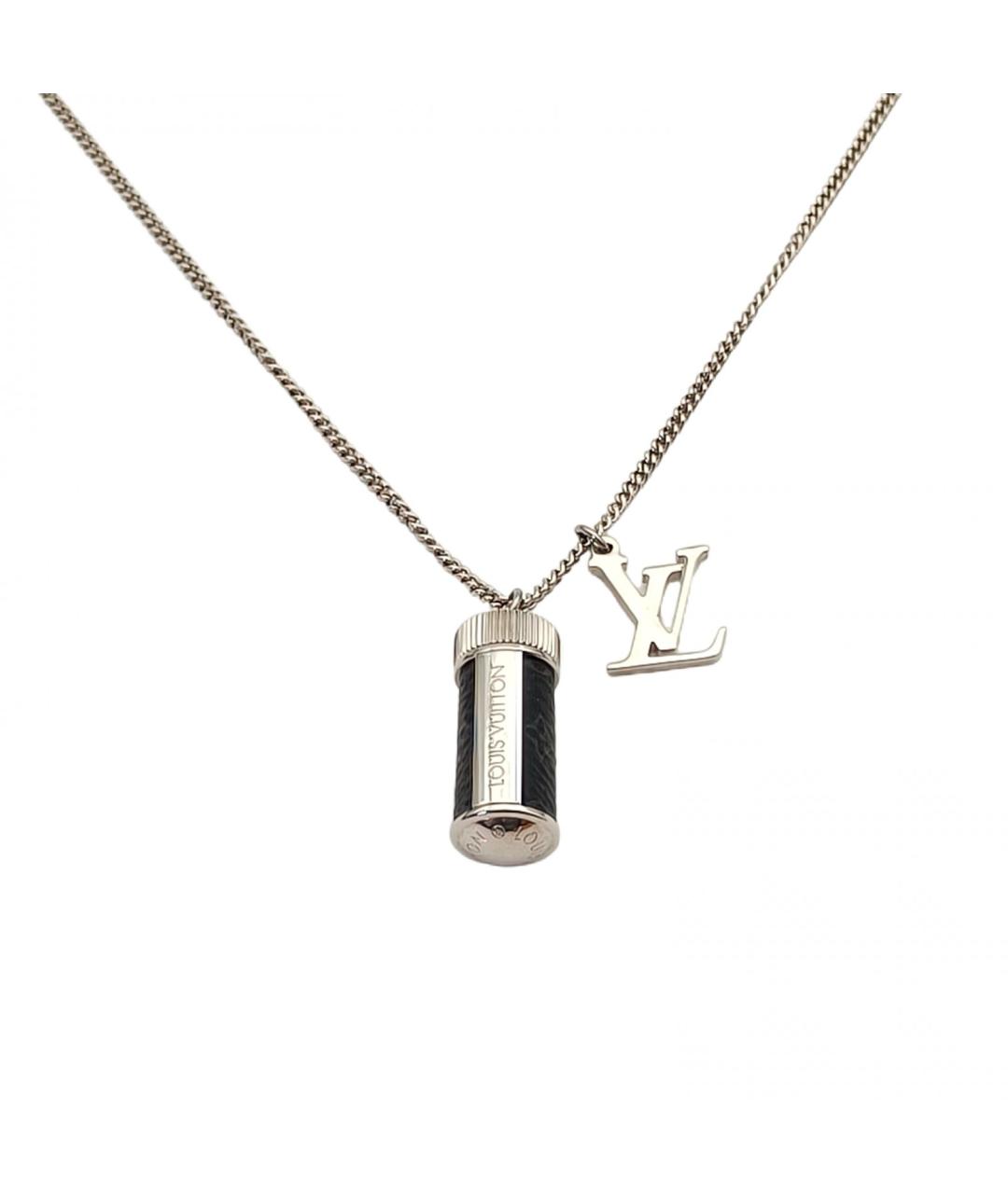 LOUIS VUITTON Серебряная металлическая подвеска, фото 2