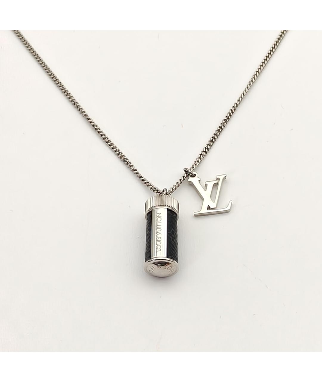 LOUIS VUITTON Серебряная металлическая подвеска, фото 3