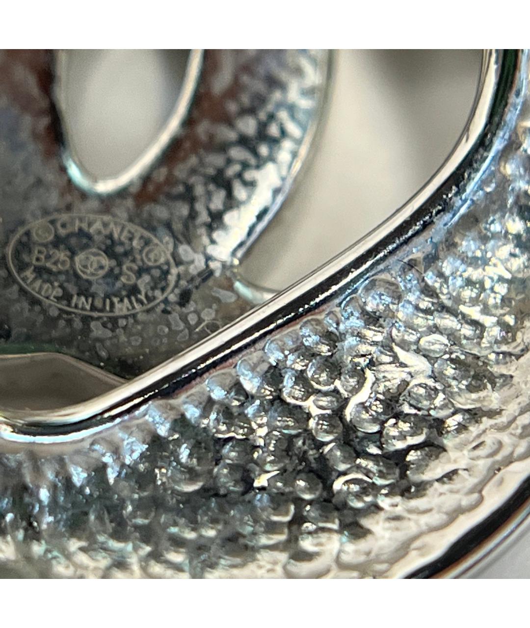 CHANEL Серебряные металлические серьги, фото 9