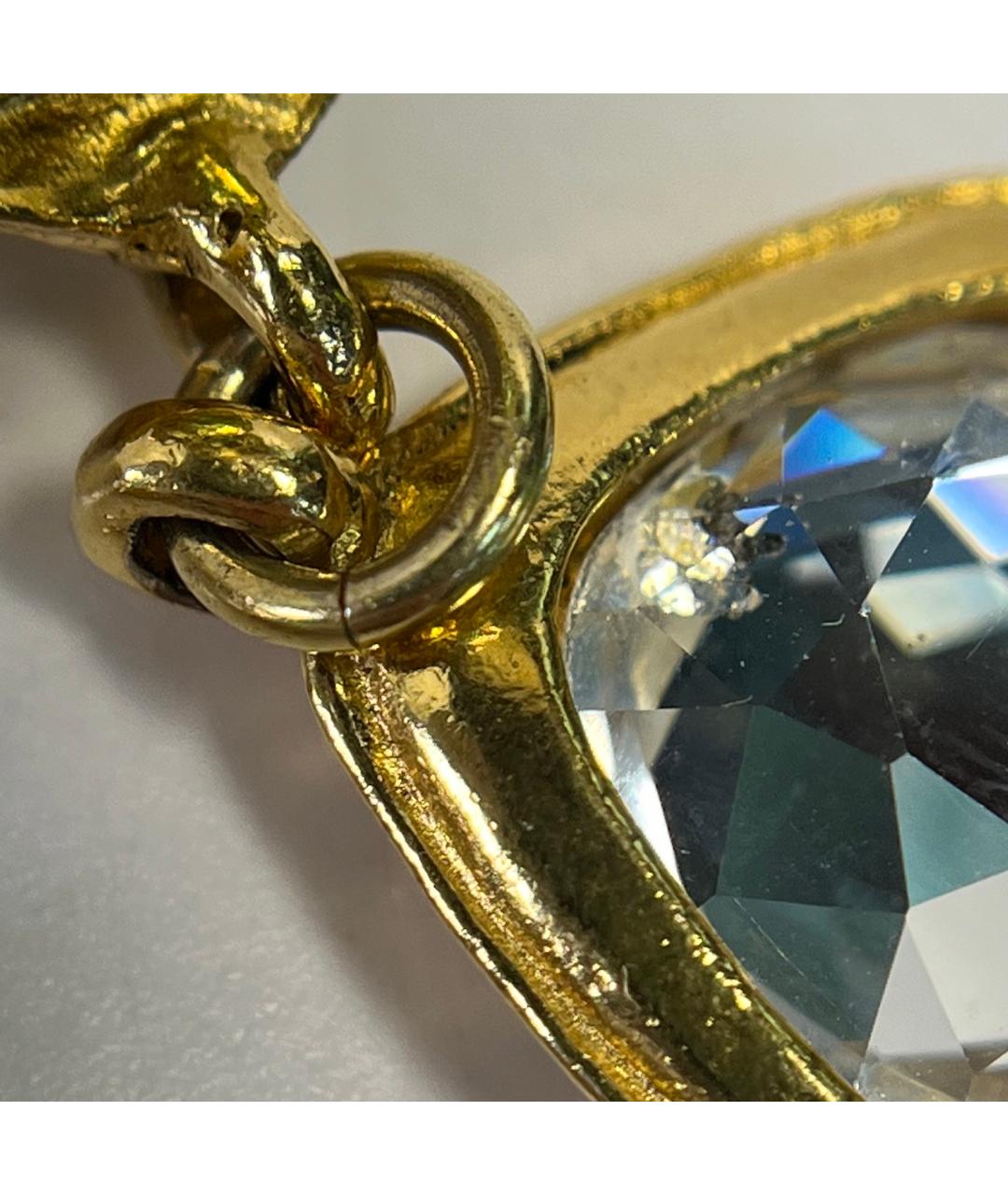 CHANEL Золотые металлические клипсы, фото 8