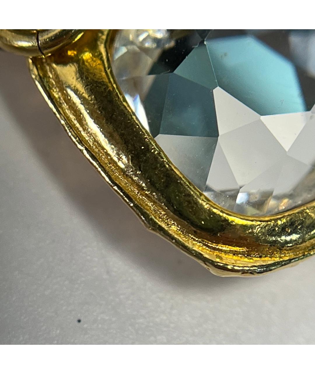 CHANEL Золотые металлические клипсы, фото 9