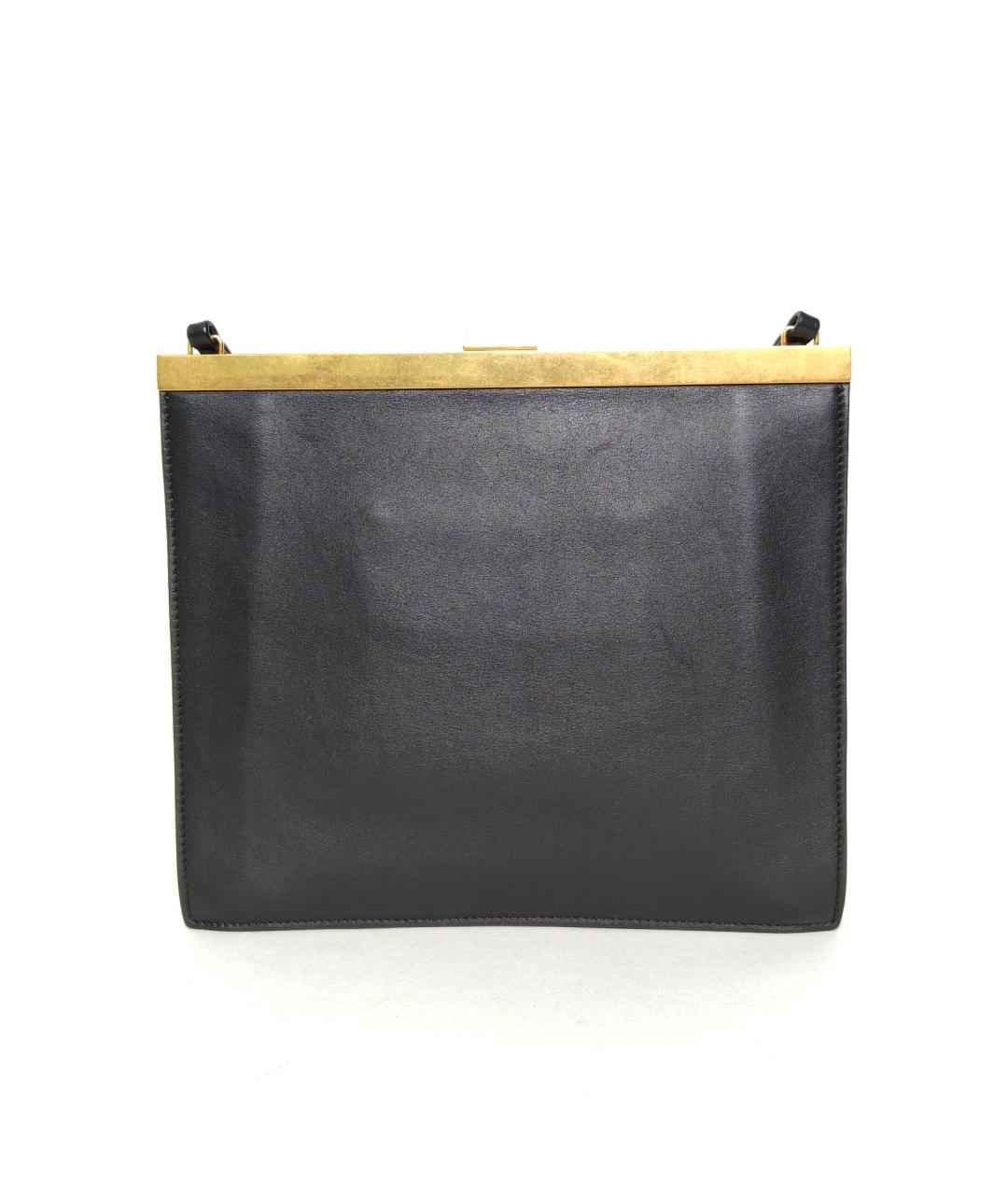 CELINE Черная кожаная сумка через плечо, фото 4