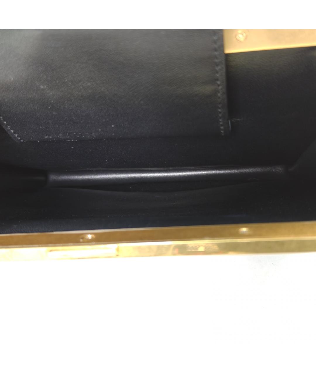 CELINE Черная кожаная сумка через плечо, фото 7