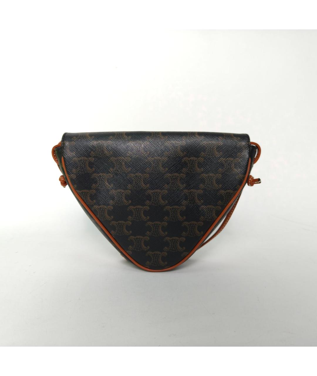 CELINE Коричневая сумка через плечо, фото 4