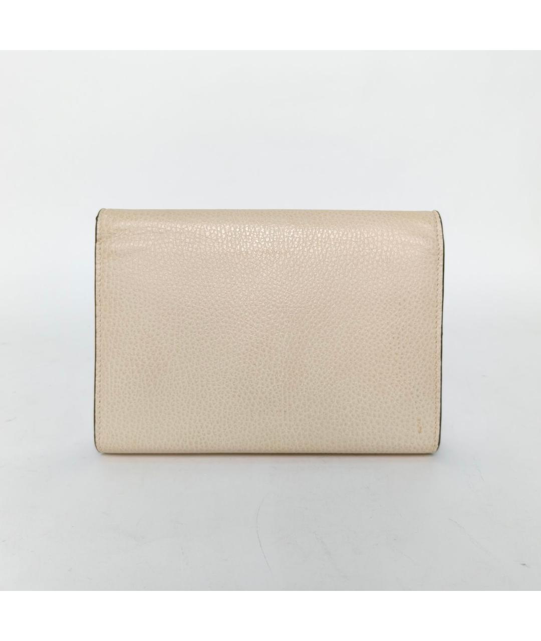 GUCCI Белая кожаная сумка через плечо, фото 4