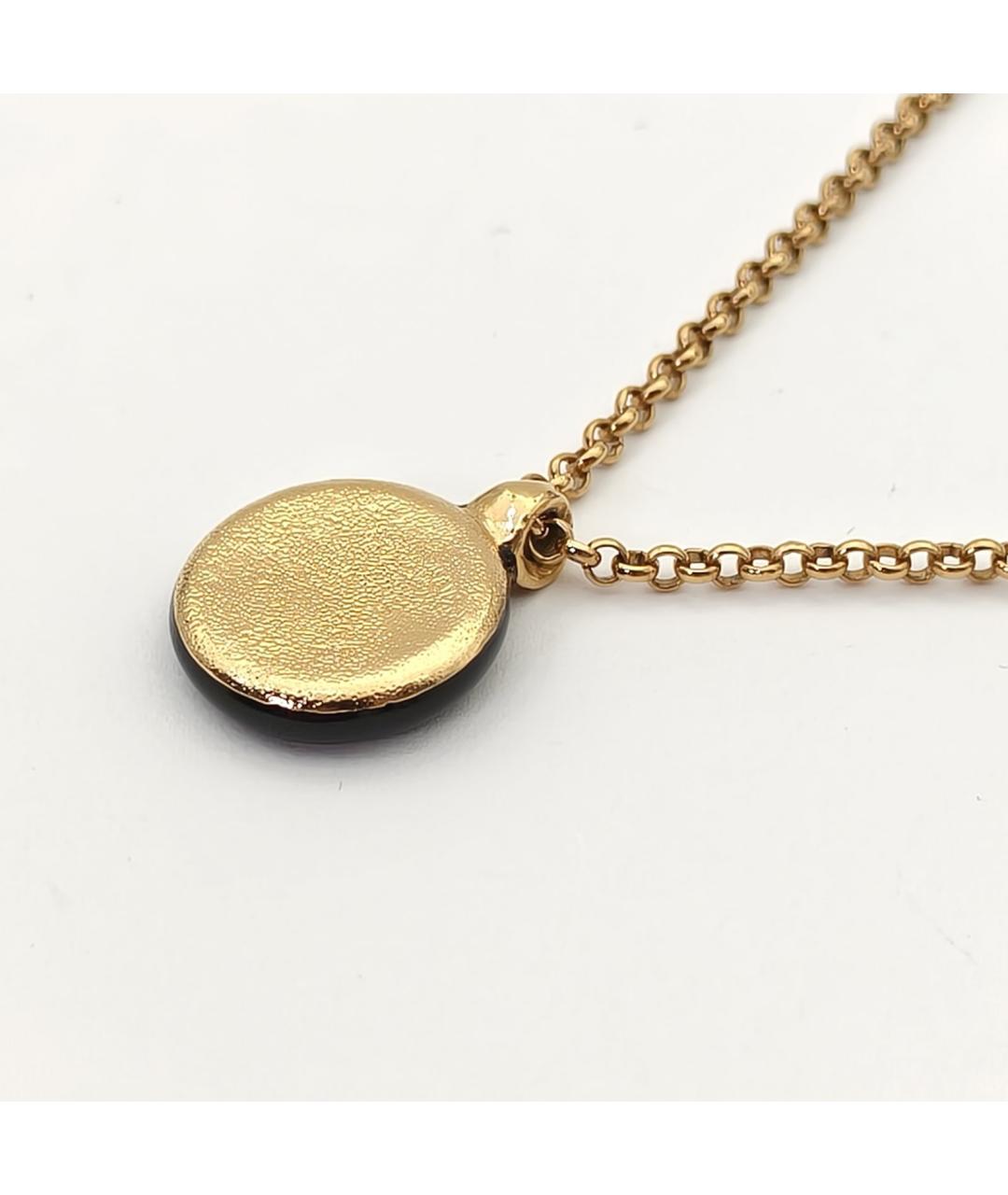 CHANEL Золотая металлическая подвеска, фото 5