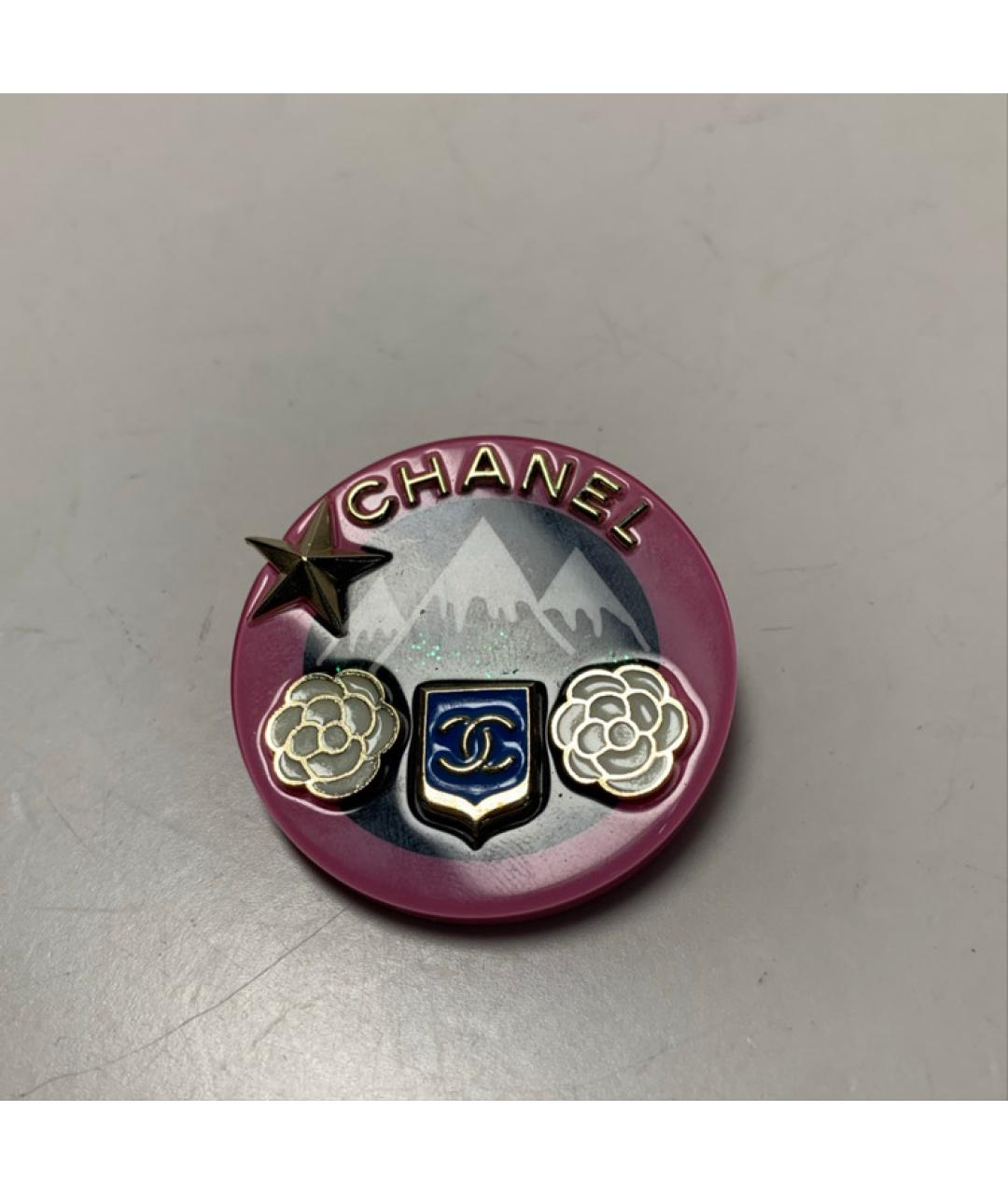 CHANEL Розовая булавка / брошь, фото 8