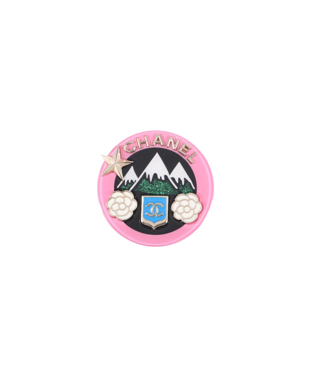 CHANEL Розовая булавка / брошь, фото 1