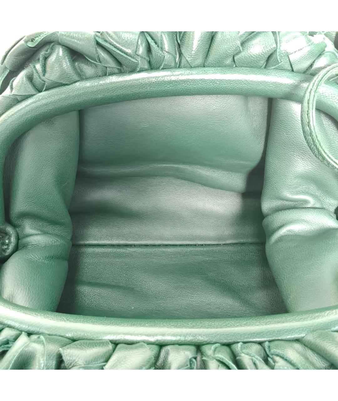 BOTTEGA VENETA Зеленая кожаная сумка через плечо, фото 7