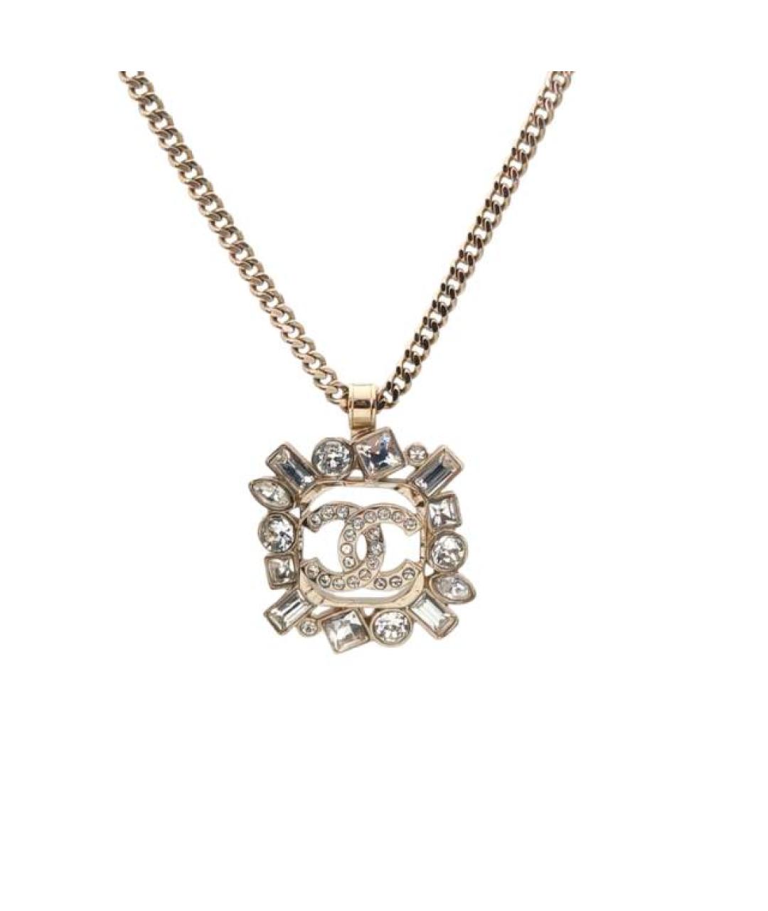 CHANEL Золотая металлическая подвеска, фото 1