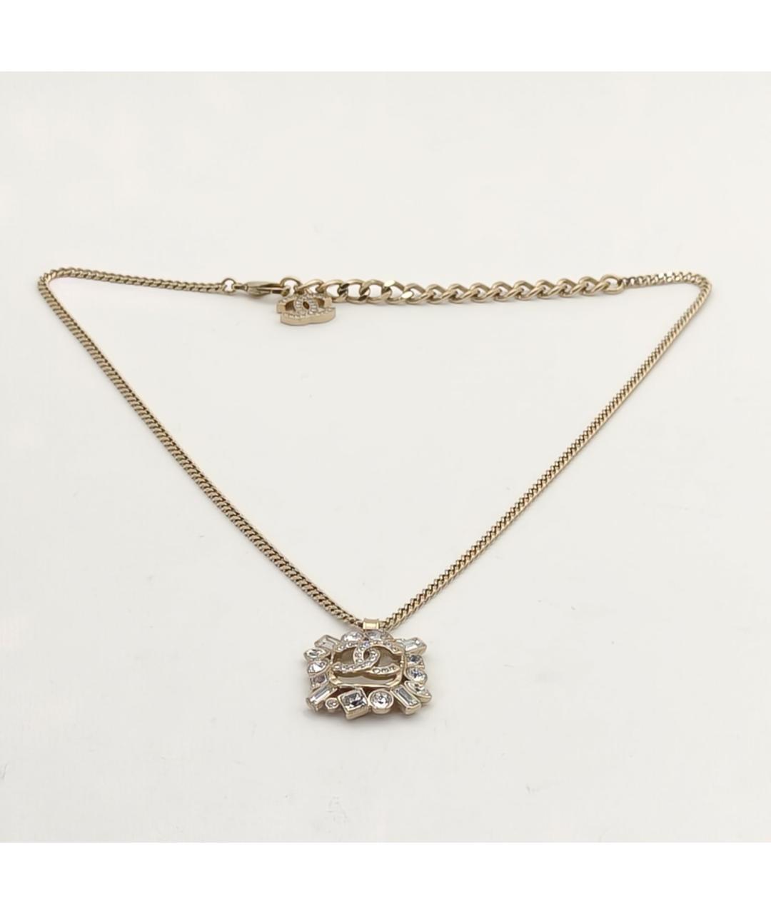 CHANEL Золотая металлическая подвеска, фото 7