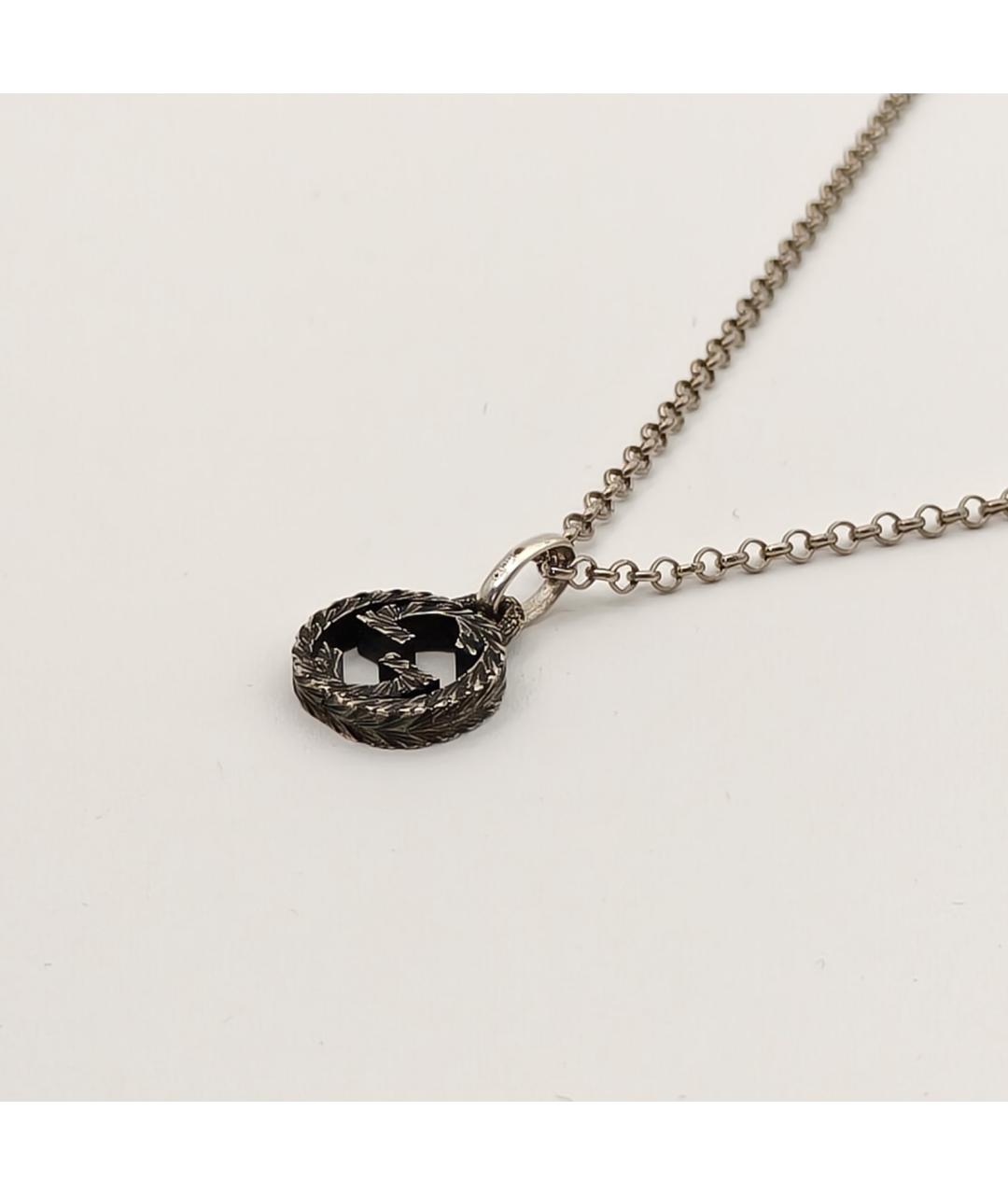 GUCCI Серебряная серебряная подвеска, фото 4