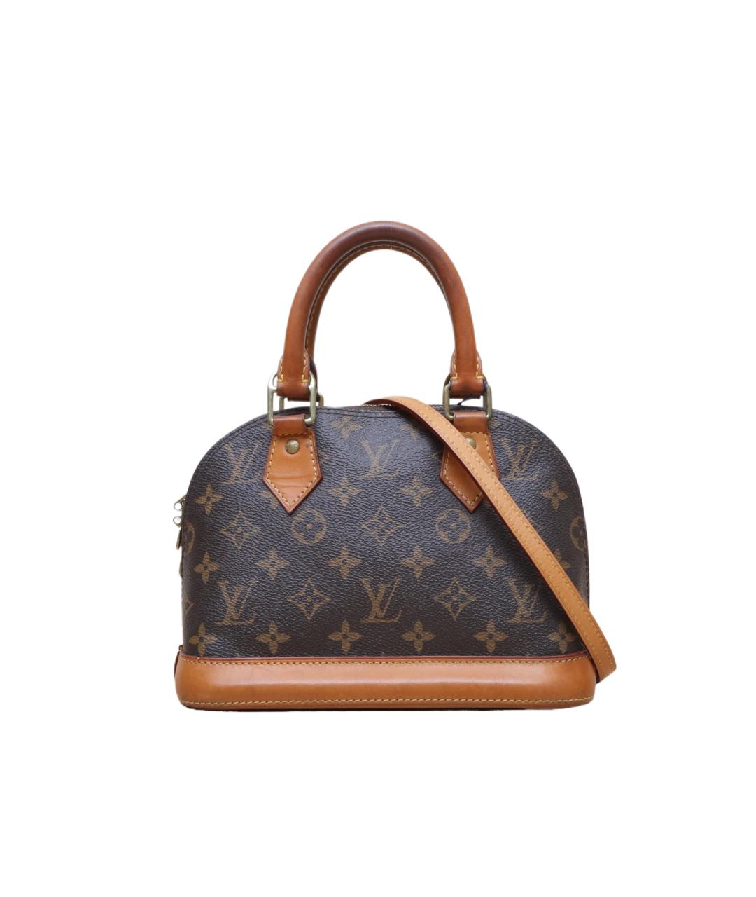 LOUIS VUITTON Коричневая сумка с короткими ручками, фото 10