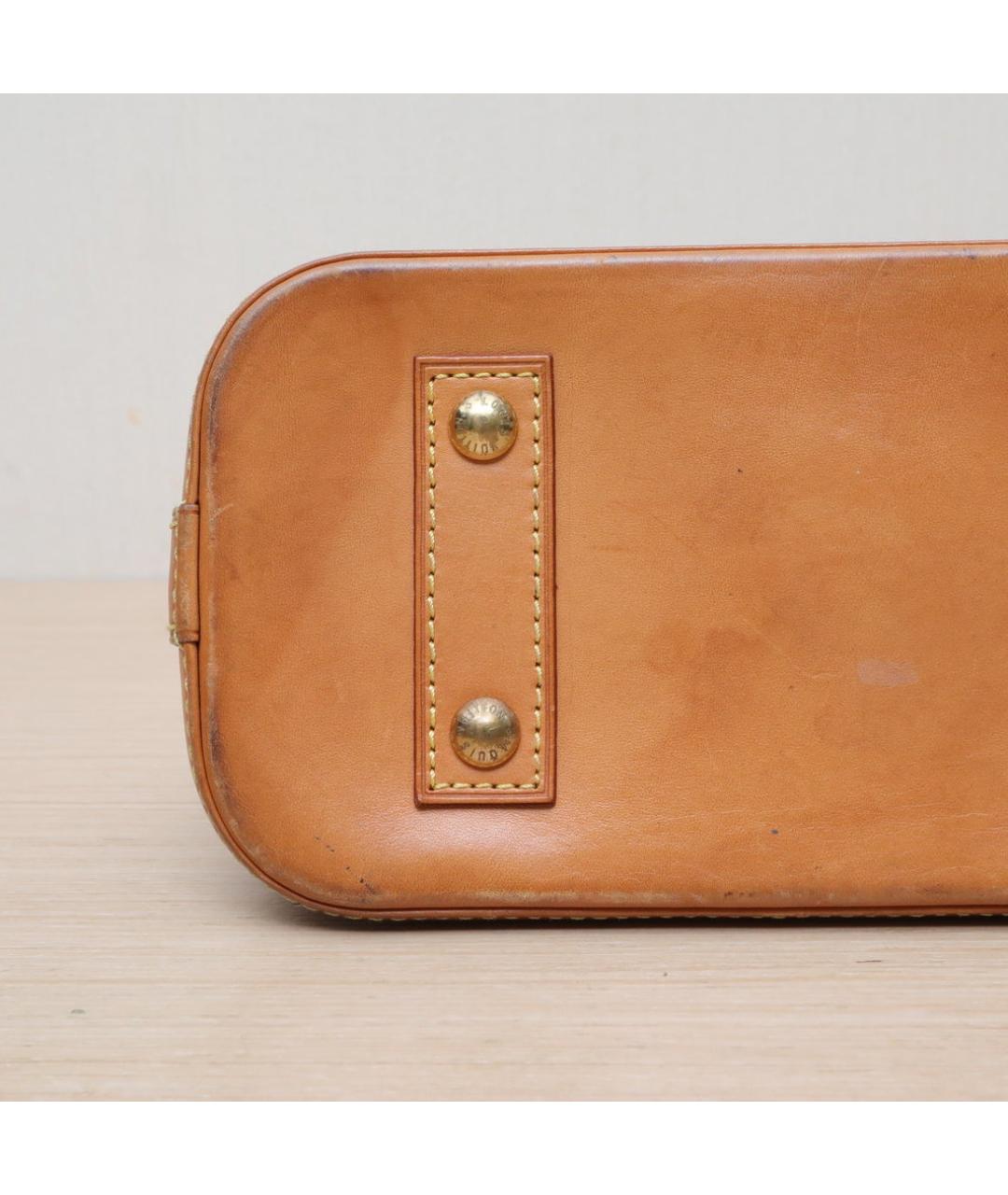 LOUIS VUITTON Коричневая сумка с короткими ручками, фото 9