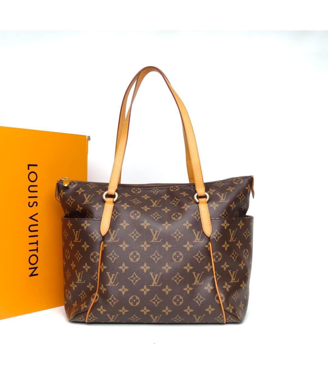 LOUIS VUITTON Коричневая сумка тоут, фото 8