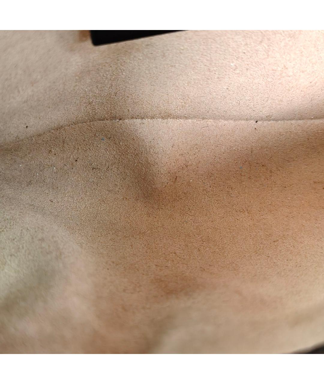 GUCCI Черная кожаная сумка через плечо, фото 8