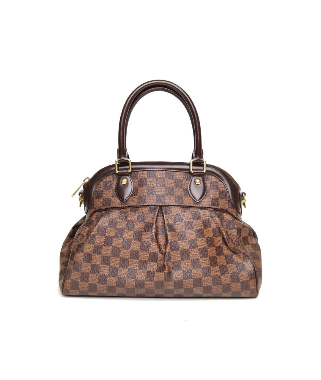 LOUIS VUITTON Коричневая сумка с короткими ручками, фото 4