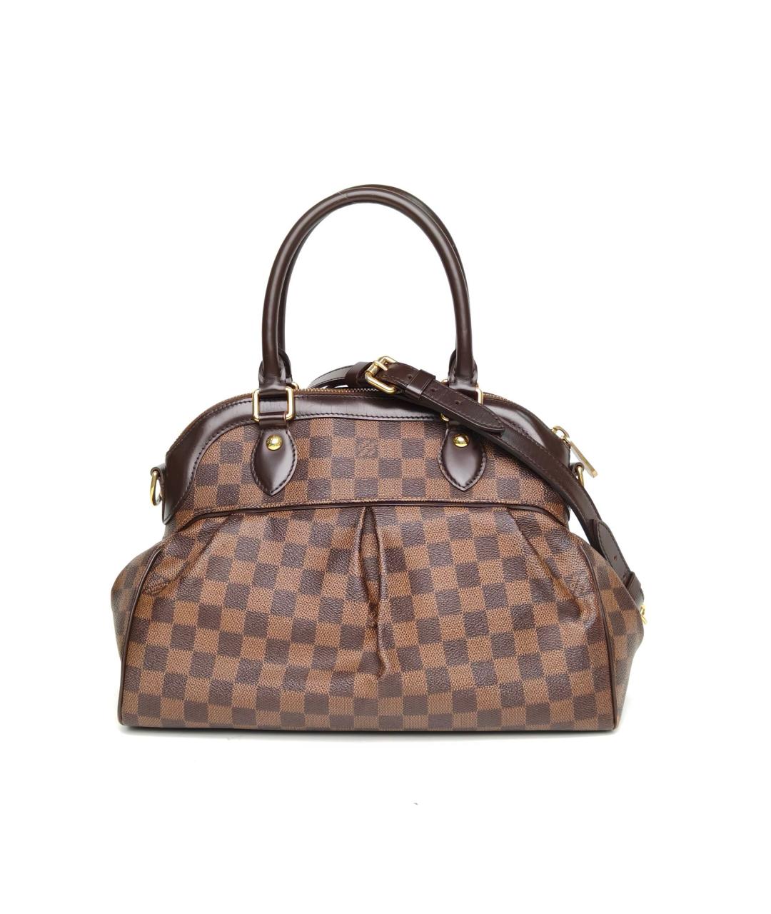 LOUIS VUITTON Коричневая сумка с короткими ручками, фото 2