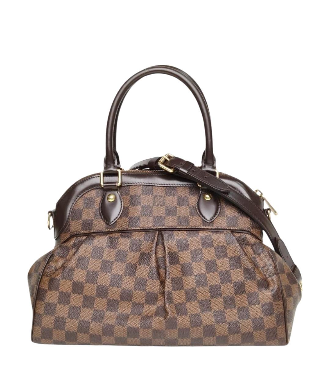 LOUIS VUITTON Коричневая сумка с короткими ручками, фото 1