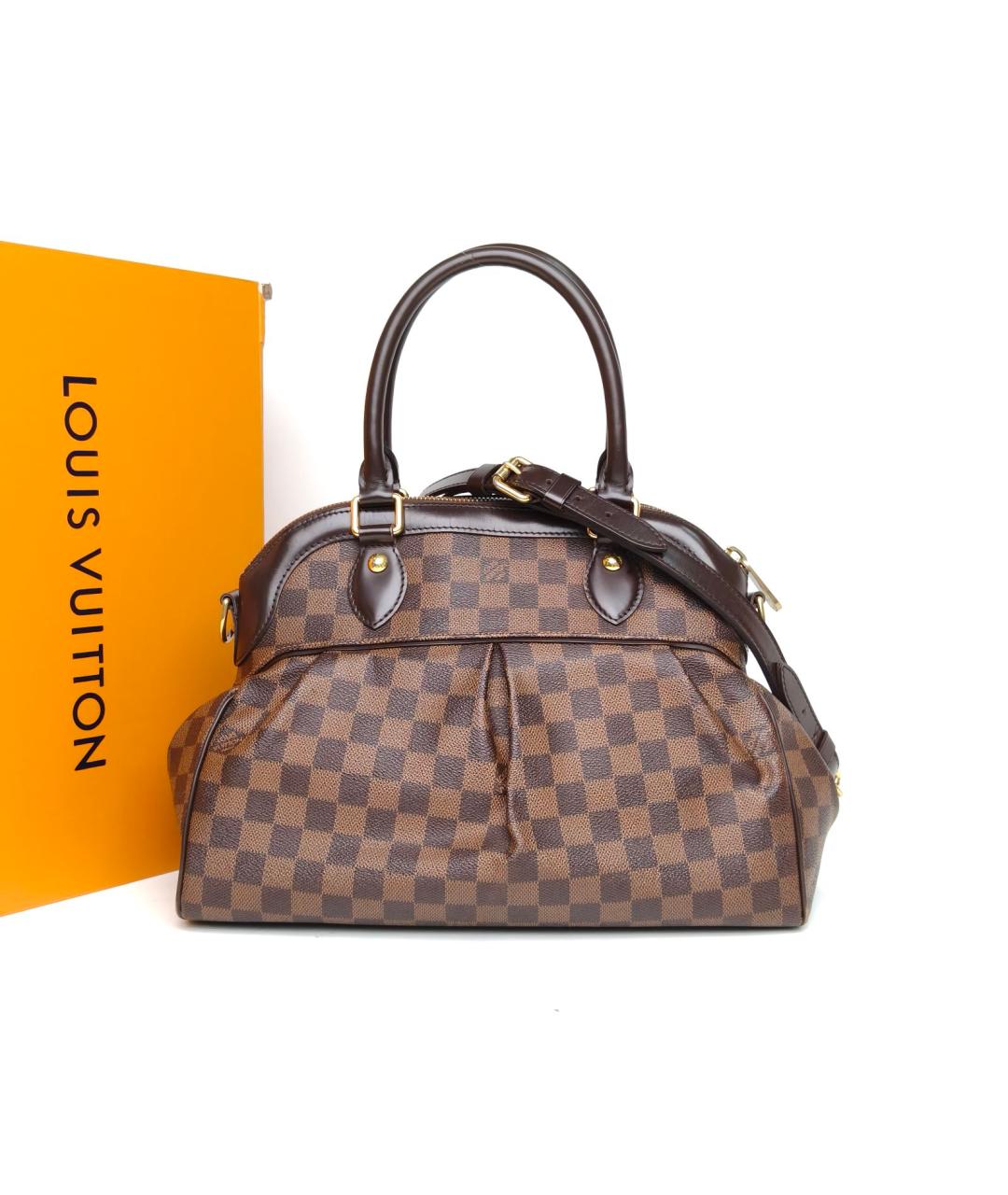 LOUIS VUITTON Коричневая сумка с короткими ручками, фото 9