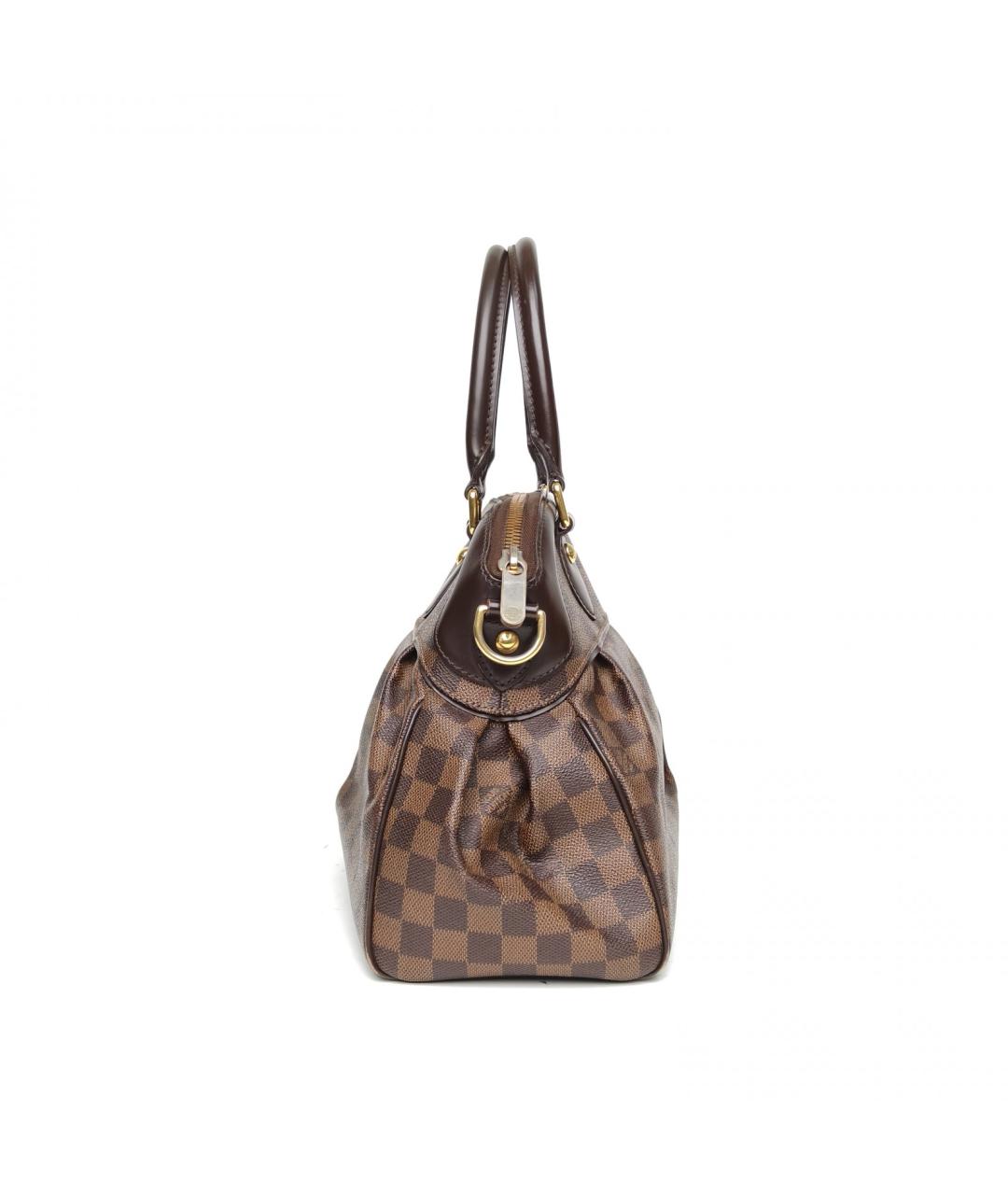 LOUIS VUITTON Коричневая сумка с короткими ручками, фото 3