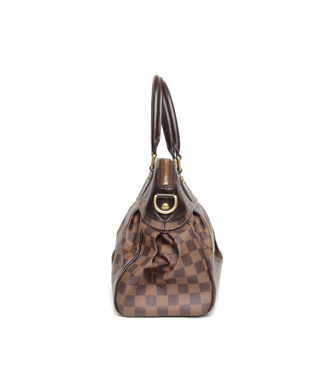 LOUIS VUITTON Коричневая сумка с короткими ручками, фото 5