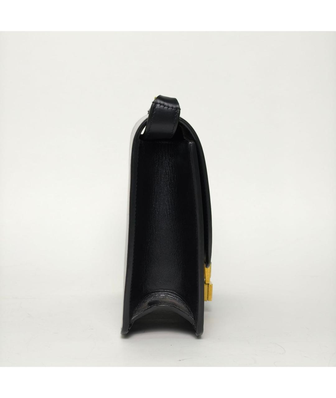 SAINT LAURENT Черная кожаная сумка через плечо, фото 5